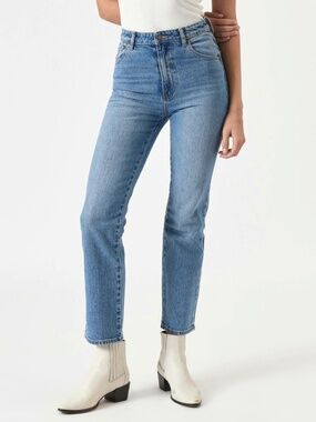 NWT Rolla's Original Straight Long Brad Blue High Rise Jeans Size 27